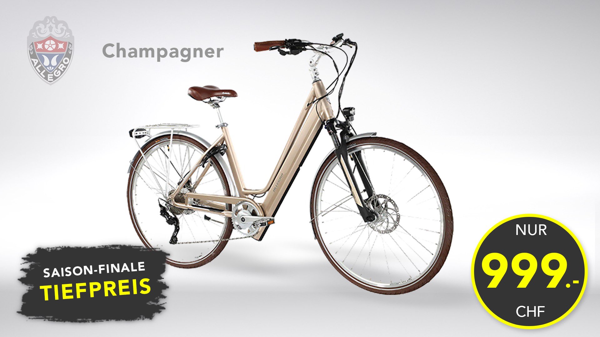 allegro e bike nur 999 farbe champagner