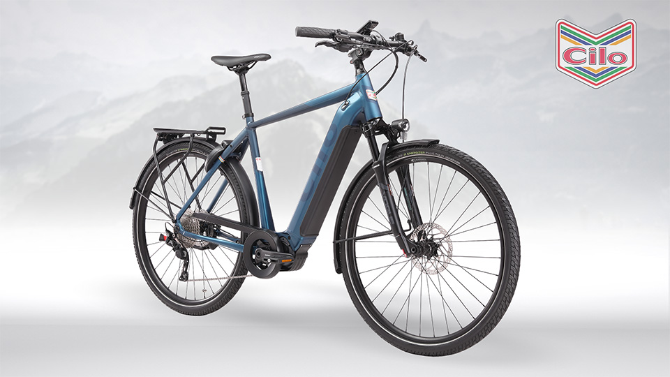 cilo aglotour trektour pro e bike blau