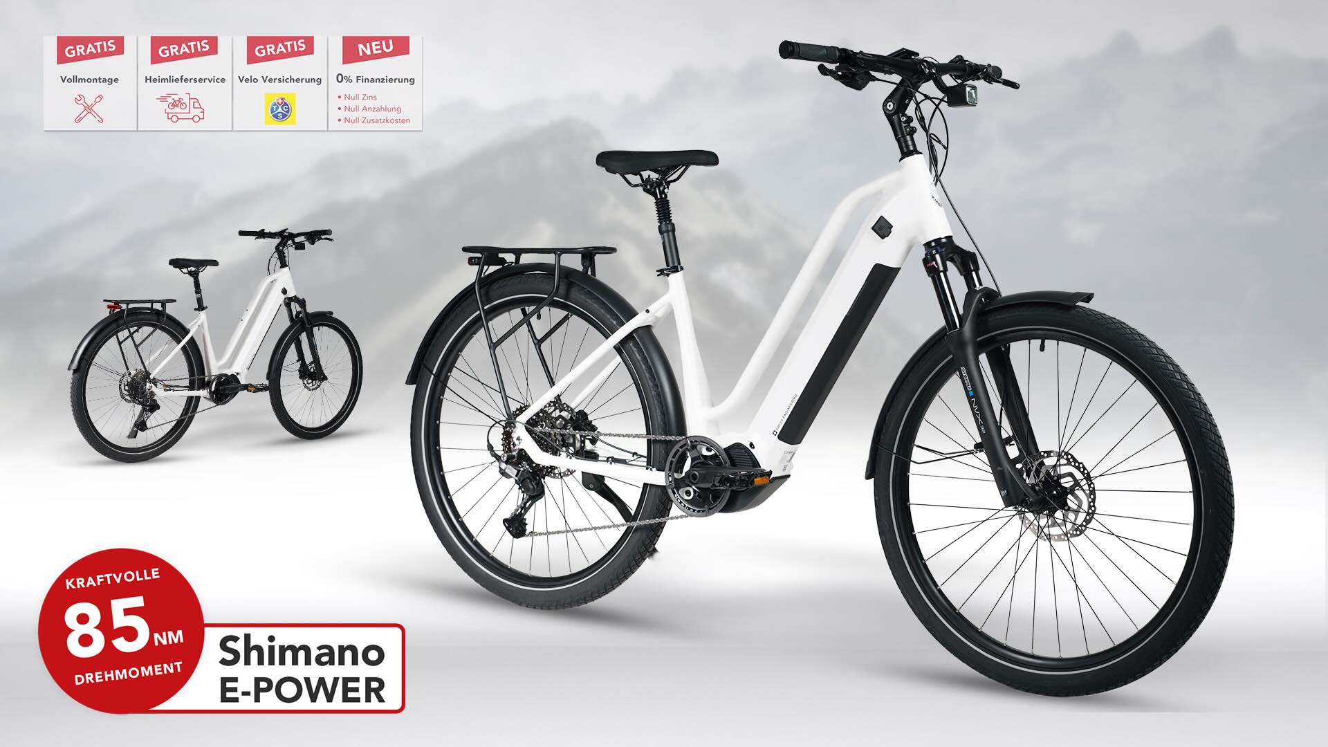 protour trekking touren e bike weiss alpinschweiz allegro